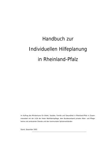 Handbuch zur individuellen Hilfeplanung - MSAGD - in Rheinland ...