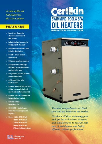 OIL HEATERS - Poolstore