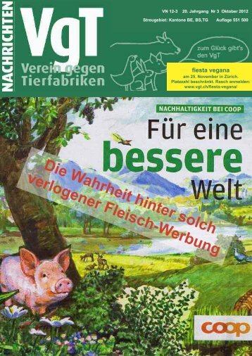 Die Wahrheit hinter solch verlogener Fleisch-Werbung - VgT