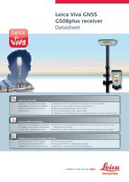 Leica Viva GNSS GS08plus receiver Datasheet - GeoWILD