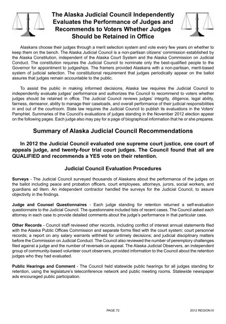 Official Election Pamphlet - Alaska Elections State Division of Elections