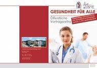 Gesundheit fÃ¼r alle - Ãffentliche VortrÃ¤ge 2013 - Krankenhaus Brake