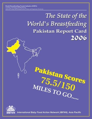 25 Oct - Pakistan Report Card... - World Breastfeeding Trends Initiative