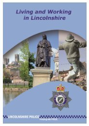A guide for transferees - Lincolnshire Police