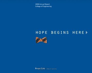 hope begins here - College of Engineering - Oregon State University