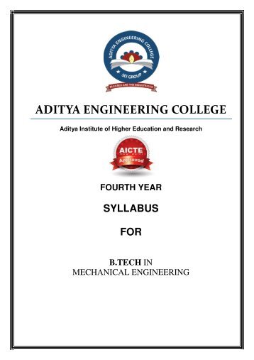 4th year - Aditya Engineering College