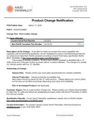 Product Change Notification