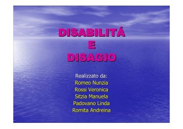 DisabilitÃ  - USP di Piacenza
