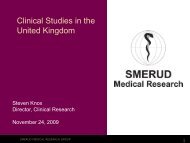 Clinical Trials in the UK - Biotekforum