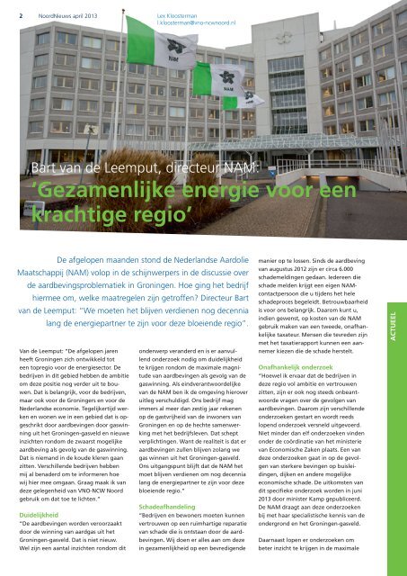 NoordNieuws 2 (2013) - VNO-NCW Noord