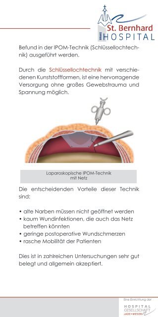 Bauchwandhernien - Krankenhaus Brake