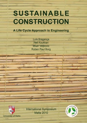 Sustainable Construction A Life Cycle Approach in Engineering