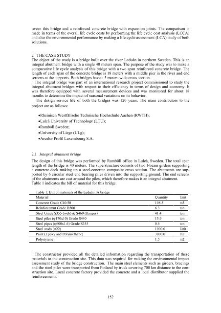 Sustainable Construction A Life Cycle Approach in Engineering