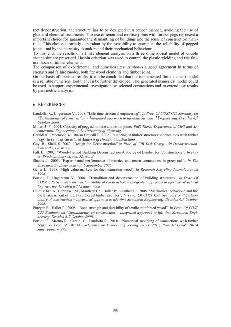 Sustainable Construction A Life Cycle Approach in Engineering