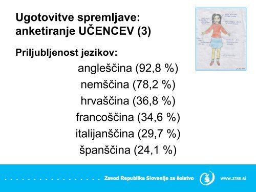 Drugi tuji jezik_Å¡ole - Zavod RS za Å¡olstvo