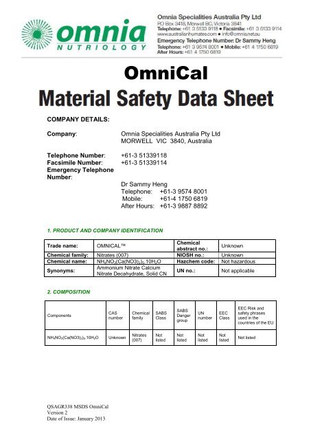 761066-Omnia-OMNICAL-Calcium-Nitrate-25KG - Agsure