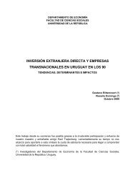 El caso uruguayo - Departamento de EconomÃ­a