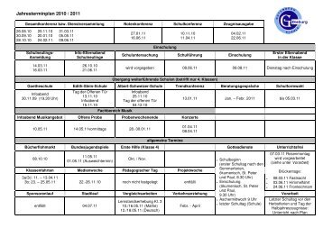 Jahresterminplan 2010-11 Eltern[1] - Gutenbergschule Dieburg