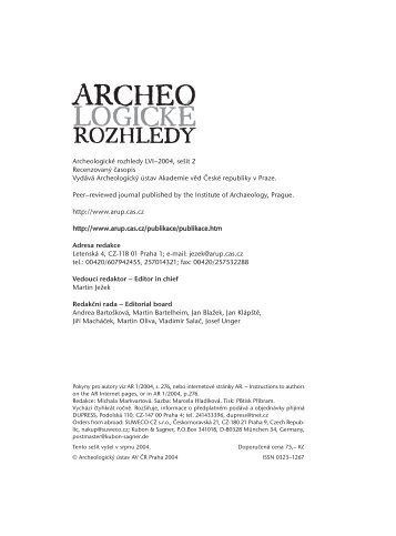 2004_2 - Archeologický ústav AV ČR