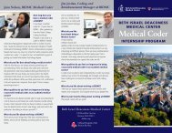 Medical Coder Internship Program Brochure - Beth Israel ...