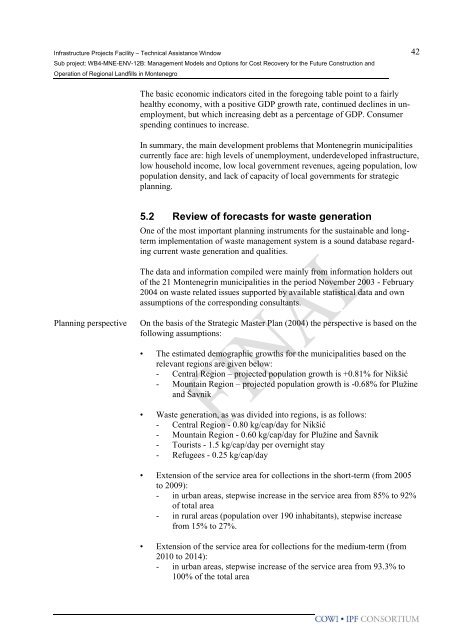 Infrastructure Projects Facility Technical Assistance Window (IPF TA ...