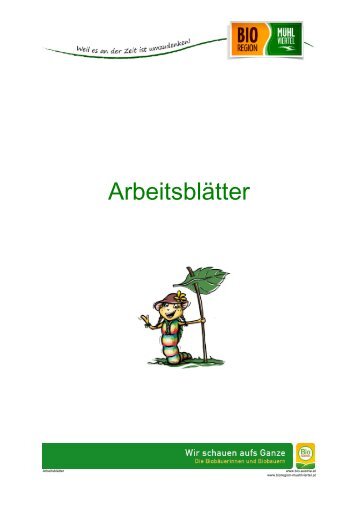 Arbeitsblätter - Bioregion Mühlviertel