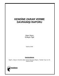 Kendine Zarar Verme DavranÄ±ÅÄ± Raporu - KÃ¼ltegin Ãgel