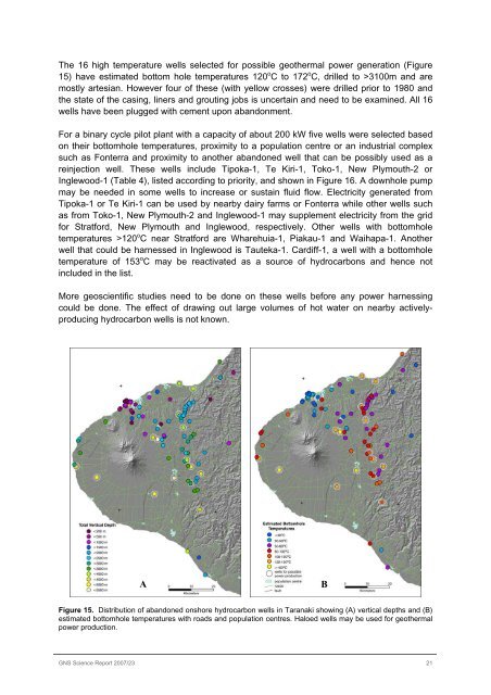 GNS Science Consultancy Report 2006/0XX