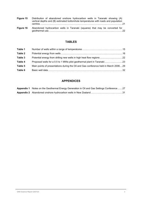 GNS Science Consultancy Report 2006/0XX