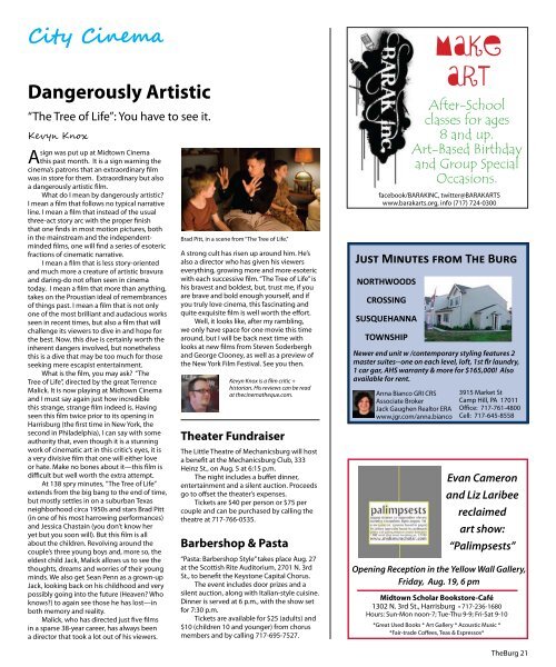 August 2011 Greater Harrisburg's Community Newspaper - theBurg