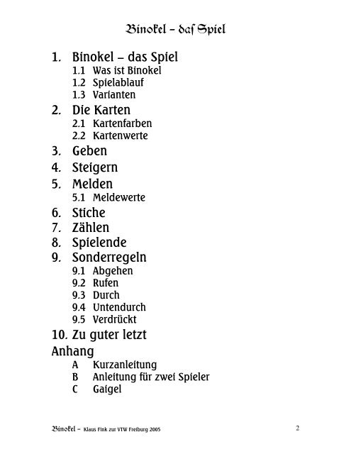 Schwäbisches Kartenspiel Schwäbisches Kartenspiel
