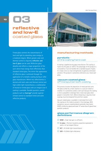 03: Reflective and low-E coated glass - National Glass