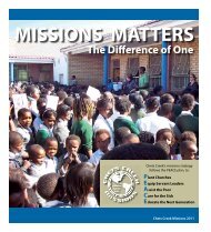 Missions Matters - Chets Creek Church