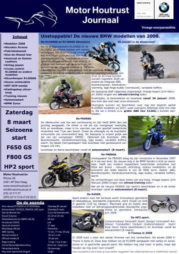 Nieuwsbrief downloaden - Motor Houtrust