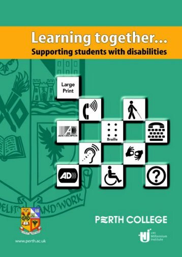 Disability Leaflet - Perth College