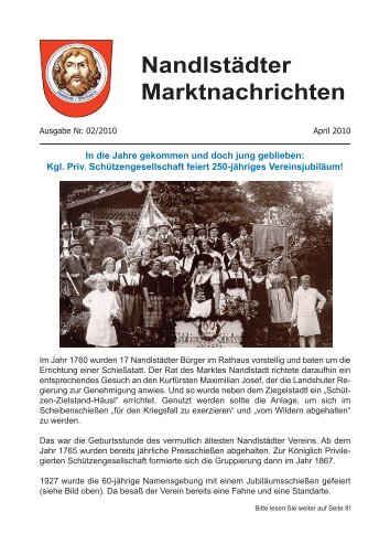 Nandlstädter Marktnachrichten - Markt Nandlstadt