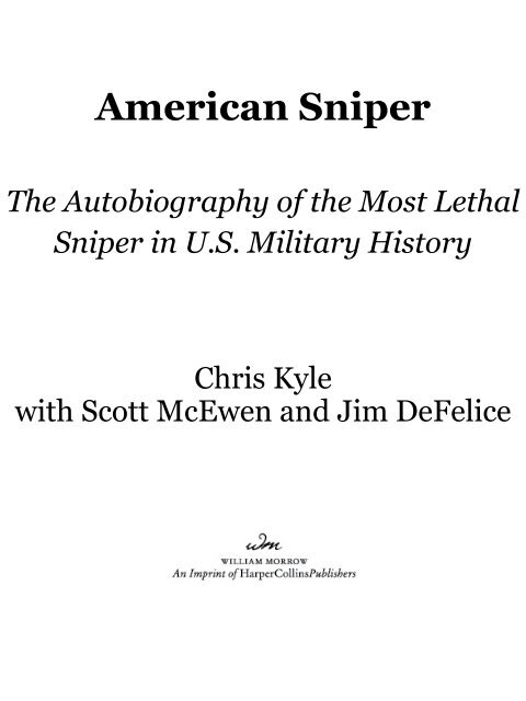 American Sniper - Boekje Pienter