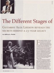The Different Stages of Rush: Guitarist Alex Lifeson ... - Cygnus-X1.Net