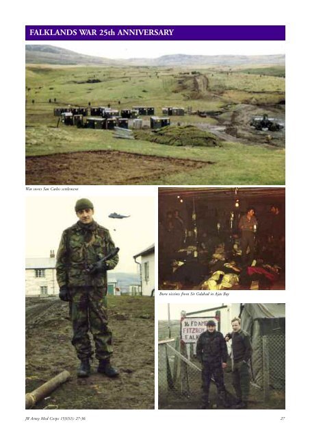 Falklands war 25TH anniversarY - Boekje Pienter