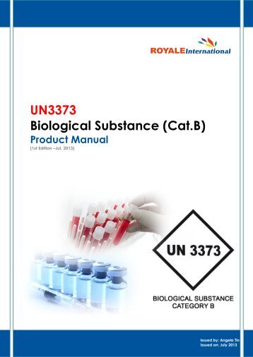 UN3373 Biological Substance (Cat.B) - Royale International Group