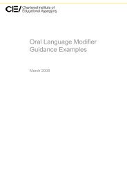 Oral Language Modifier Guidance Examples - batod