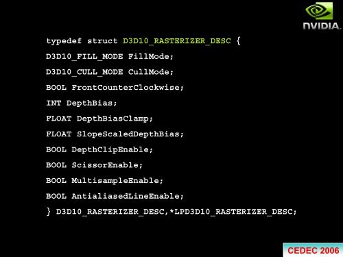 CEDEC 2006 - NVIDIA Developer Zone