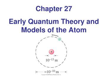 Researches on the quantum theory