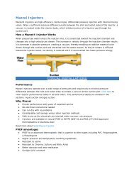 Mazzei Air Injectors (selection and installation)