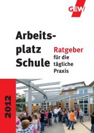 Arbeitsplatz Schule - GEW Landesverband Hessen