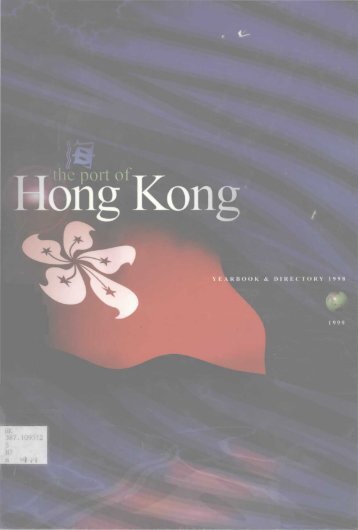 Marine Department, Hong Kong SAR - HKU Libraries - The ...