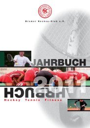 BHC Jahrbuch 2011 - Bremer Hockey Club e.V.
