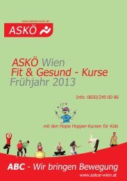 ASKÖ Wien Fit & Gesund - Kurse Frühjahr 2013