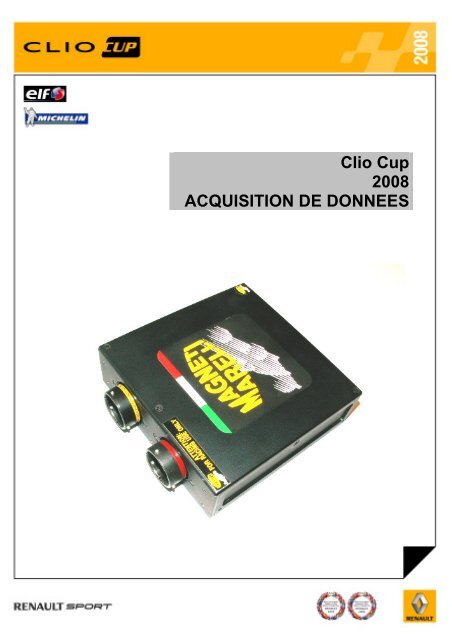 6. acquisition de donnees - World Series by Renault