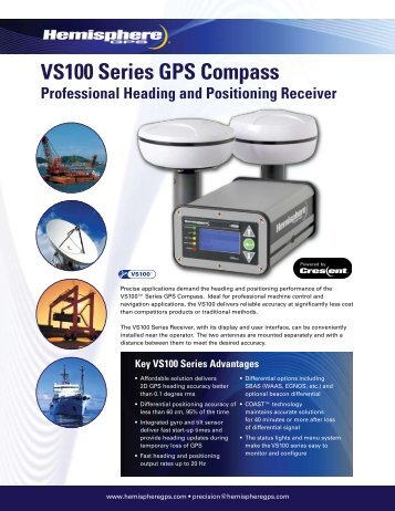 VS100 Series GPS Compass - Hydroacoustics
